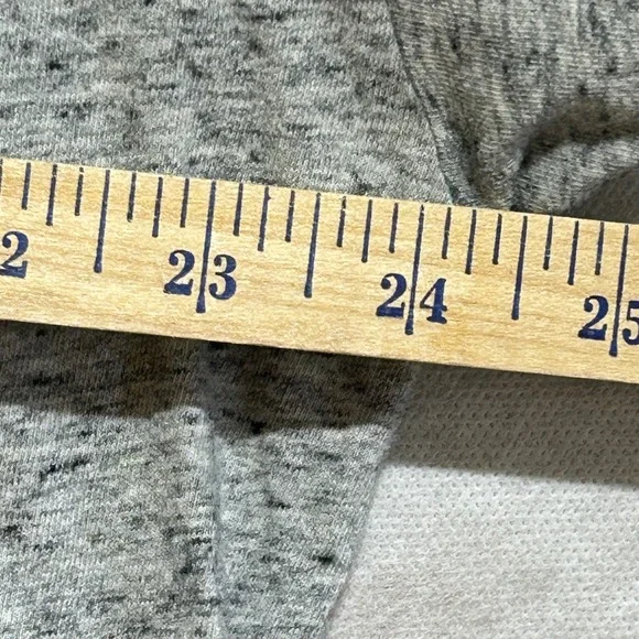 Victoria's Secret PINK Long Sleeve T-Shirt Heather Grey Logo Crew Neck XL - Picture 6 of 8